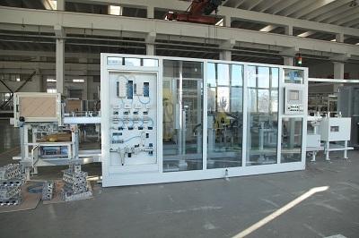 機器人夾持工件式去毛刺中心